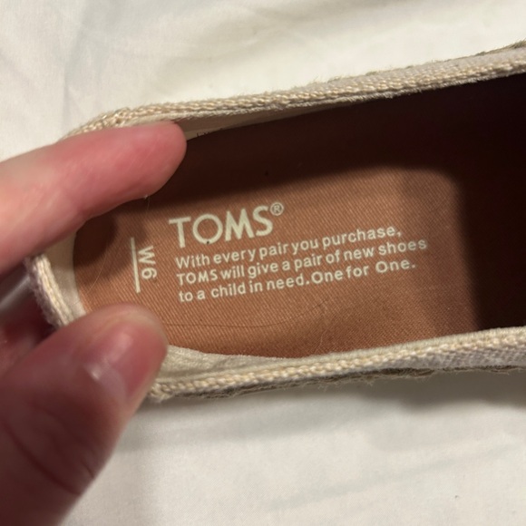Toms Women’s Sunset Natural Heritage Canvas/Rope Size 6M - Picture 8 of 8